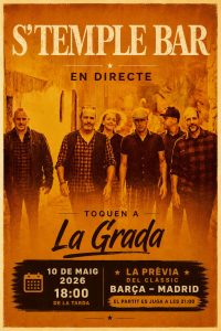 Concert S'Temple Bar a La Grada (Vic)  (S'Temple Bar)  a Vic - concert a Vic- concerts catalunya - agenda cap de setmana - que fer aquest cap de setmana - que fer avui