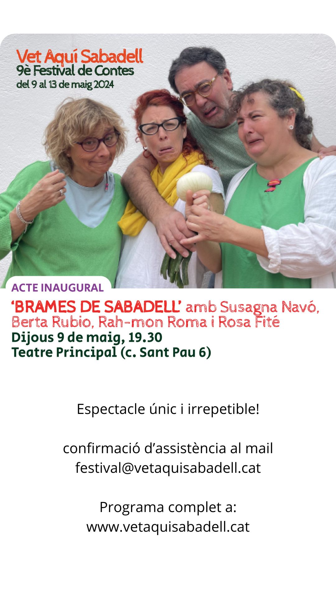 Brames de sabadell a Sabadell - espectacles de contacontes - que fer amb nens avui - que fer amb nens aquest cap de setmana - espectacles infantils