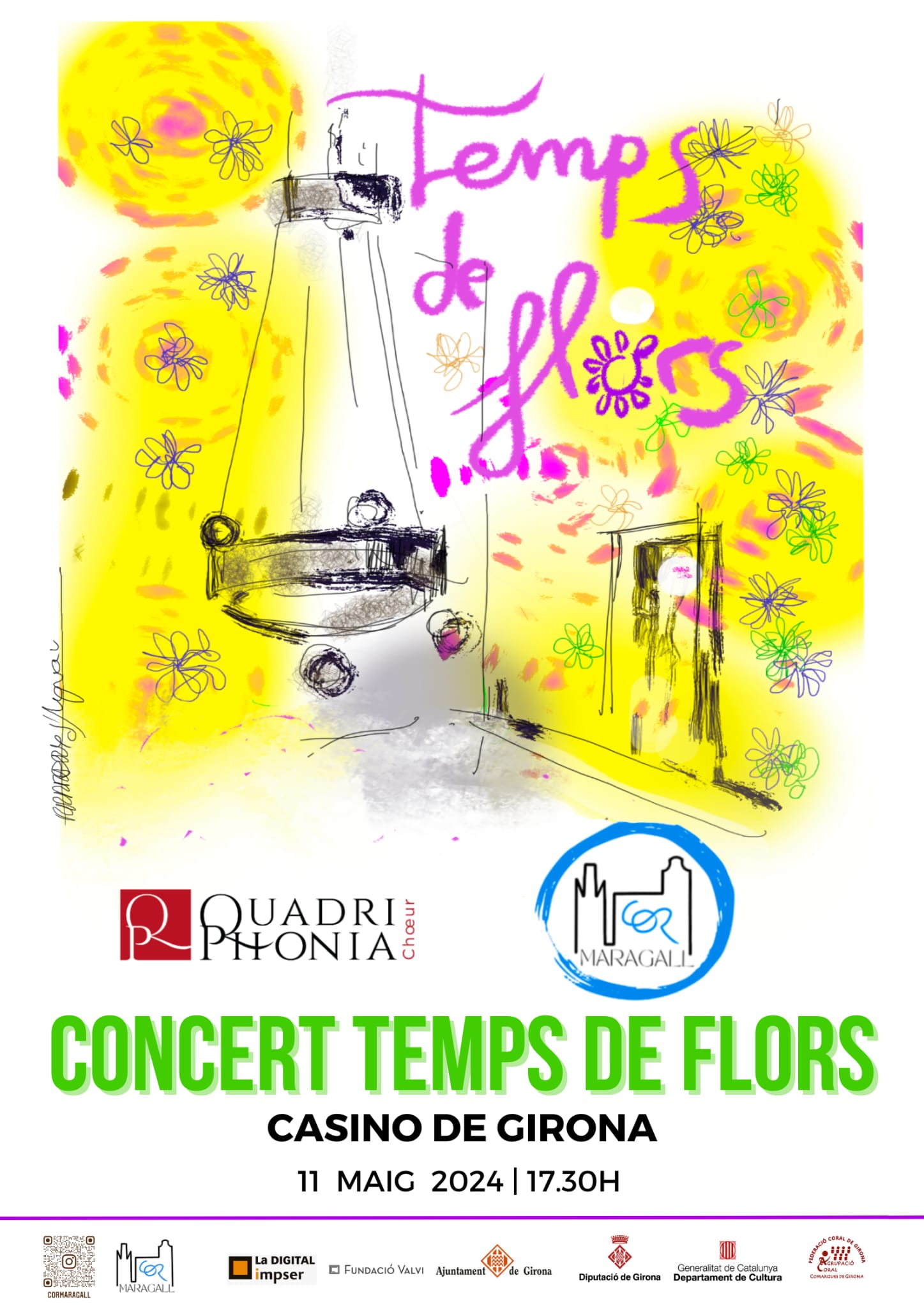 Concert temps de flors a Girona - concert a Girona- concerts catalunya - agenda cap de setmana - que fer aquest cap de setmana - que fer avui