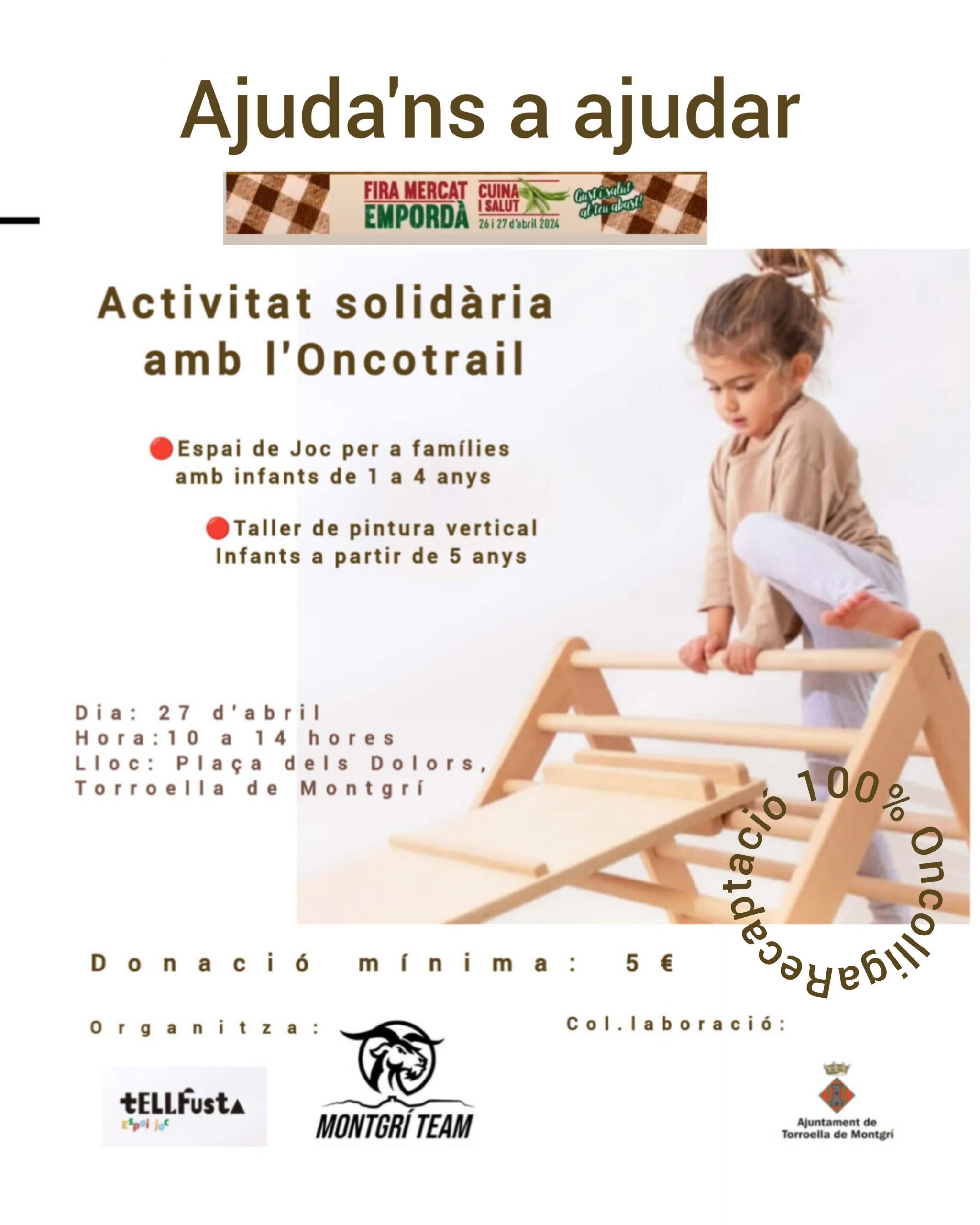 Espai de Joc Dolidari a Torroella de Montgrí  2024- que fer a Torroella de Montgrí - tallers infantils - que fer amb nens - que fer amb nens avui - que fer amb nens aquest cap de setmana