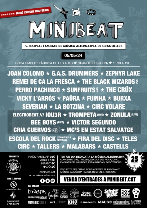Festival MiniBeat a Granollers - concert a Granollers- concerts catalunya - agenda cap de setmana - que fer aquest cap de setmana - que fer avui