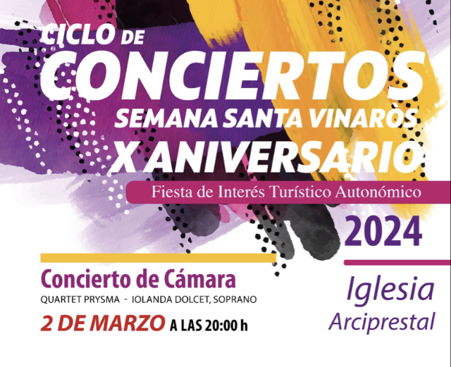 Entre el cel i la terra (Iolanda Dolcet, soprano)  a Vinaros - concert a Vinaros- concerts catalunya - agenda cap de setmana - que fer aquest cap de setmana - que fer avui