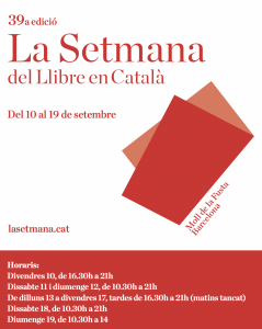 que fer avui a barcelona - setmana del llibre en catala - festes majors catalunya