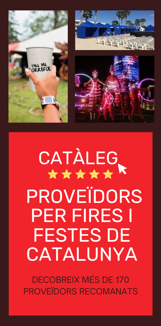 CATALEG DE PROVEIDORS PER ESDEVENIMENTS -FIRES CATALUNYA