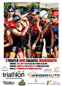 triatlo jove calafell - triathlon - wiederauto - que fer avui - agenda cap de setmana que fer avui a barcelona