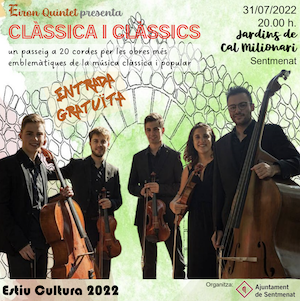 eiron quintet - musica classica per fires i festes - festes majors de catalunya - que fer avui a barcelona