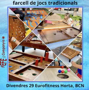 jocs tradicionals - fefe i companyia - plans infantils a barcelona - que fer avui a barcelona - que fer amb nens a barcelona