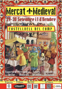 mercat medieval castellvell del camp - fires medievals 2023 - fires medievals aquest cap de setmana - mercat medieval reus