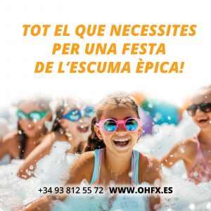 OHFX - FESTA ESCUMA PER FESTES CATALUNYA