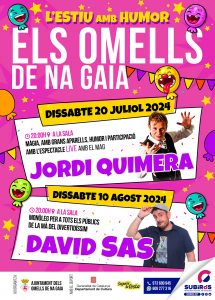 L'estiu amb humor, Els Omells de Na Gaia (Jordi Quimera i David Sas)  a  Els Omells de Na Gaia - Espectacle humor avui - que fer avui - que aquest cap de setmana - agenda de cap de setmana