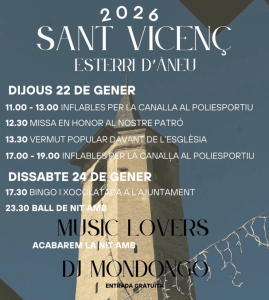 Festa Major de Sant Vicenç a Esterri d'Àneu a Esterri d'Àneu 2026- festes majors catalunya - festa major avui - festes majors - festes majors 2024 - festes majors catalunya 2024 - festes majors aquest cap de setmana