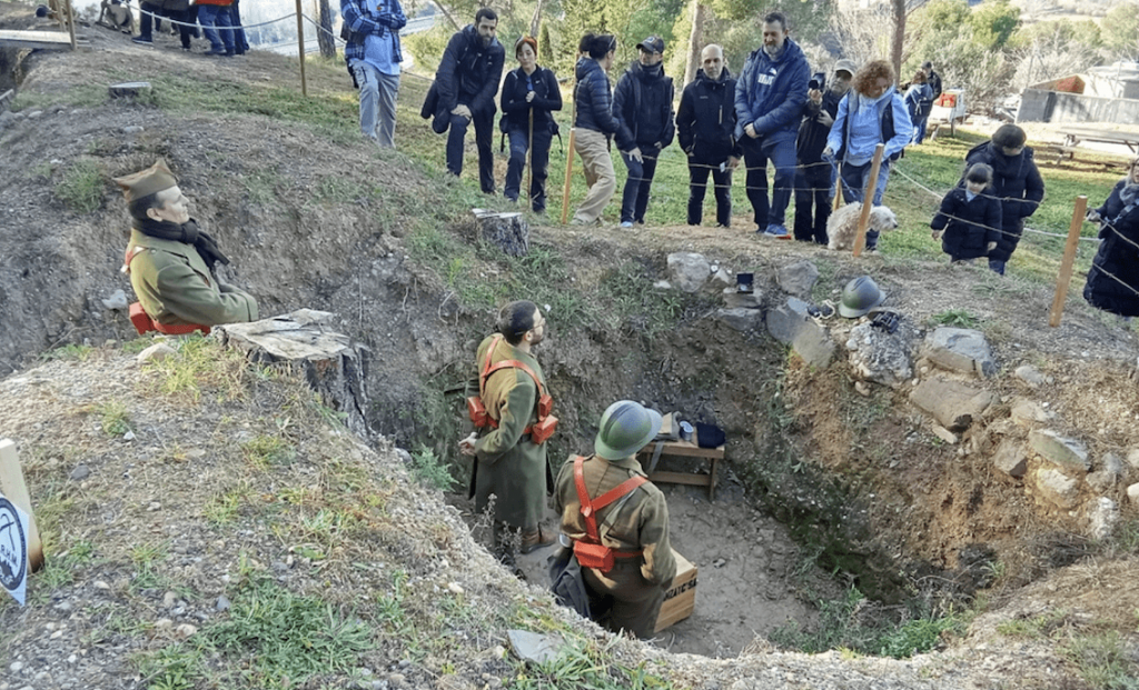 recreacio historica - recreacio guerra civil per esdeveniments - recreacions per fires i festes