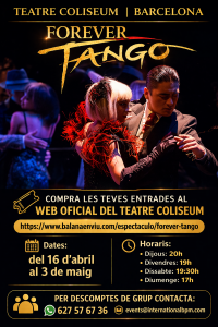 FOREVER TANGO by Luis Bravo (FOREVER TANGO by Luis Bravo)  a Barcelona - que fer a Barcelona- que fer aquest cap de setmana - que fer avui - agenda cap de setmana