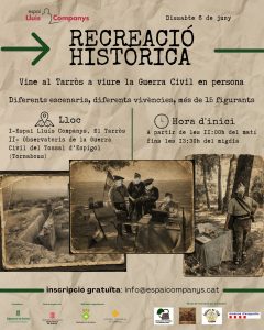 Visita guiada amb recreació històrica a  El Tarròs - teatre de de carrer - que fer avui - que aquest cap de setmana - teatre catalunya