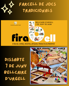 Farcell de jocs tradicionals a Bellcaire d'Urgell - que fer a Bellcaire d'Urgell- que fer amb nens - que fer amb nens avui - que fer amb nens aquest cap de setmana - que fer aquest cap de setmana - espectacles infantils - que fer avui amb nens 