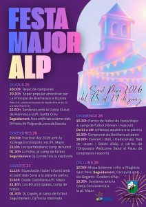 Festa Major de Sant Pere a Alp a Alp 2026- festes majors catalunya - festa major avui - festes majors - festes majors 2026 - festes majors catalunya 2026 - festes majors aquest cap de setmana
