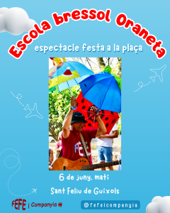 Espectacle festa a la plaça a Sant Feliu de Guíxols - que fer amb nens - que fer amb nens avui - que fer amb nens aquest cap de setmana - que fer aquest cap de setmana - espectacles infantils - que fer avui amb nens