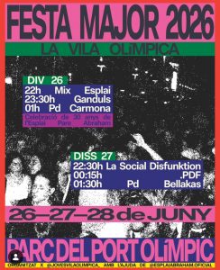 FM Vila Olímpica a Barcelona - concert a Barcelona- concerts catalunya - agenda cap de setmana - que fer aquest cap de setmana - que fer avui