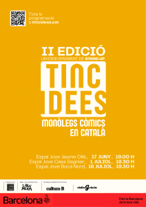 Tinc Idees - Boca Nord (Àlex Vila, Mònica Balsells, Martí Sanante, Georgina Cordobés, Pol Gallardo)  a  Barcelona - Espectacle humor avui - que fer avui - que aquest cap de setmana - agenda de cap de setmana