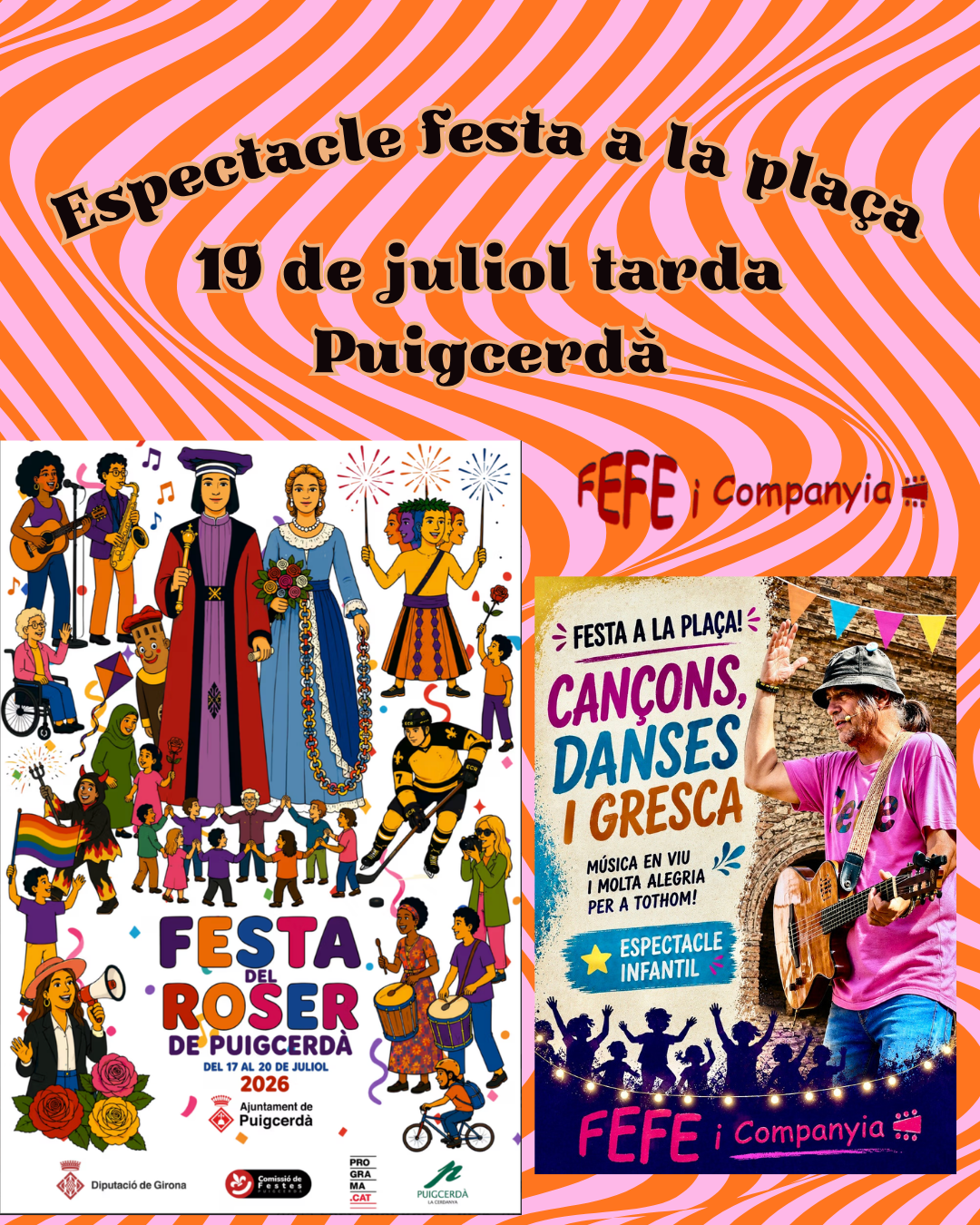 Espectacle festa a la plaça