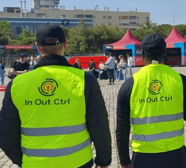 IN OUT CTRL-CONTROLADORS D’ACCESSOS PER ESDEVENIMENTS-CONTROLADORS D’ACCESSOS PER FESTES MAJORS-CONTROLADORS D’ACCESSOS PER FIRES I FESTES-CONTROLADORS D’ACCESSOS PER FESTES