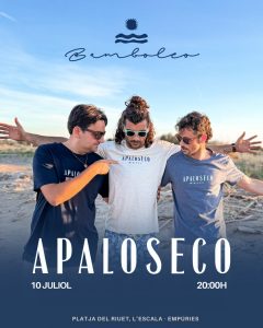 Concert de Apaloseco a L'Escala a L'Escala - concert a L'Escala- concerts catalunya - agenda cap de setmana - que fer aquest cap de setmana - que fer avui