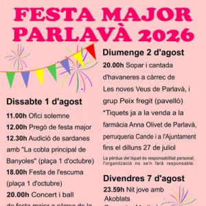 Festa Major de Parlavà