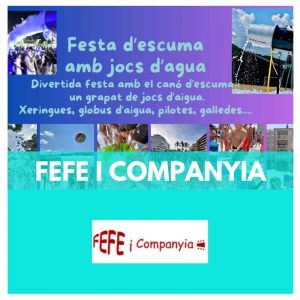 fefe y companyia-festa escuma per esdeveniments - festa escuma - fires i festes