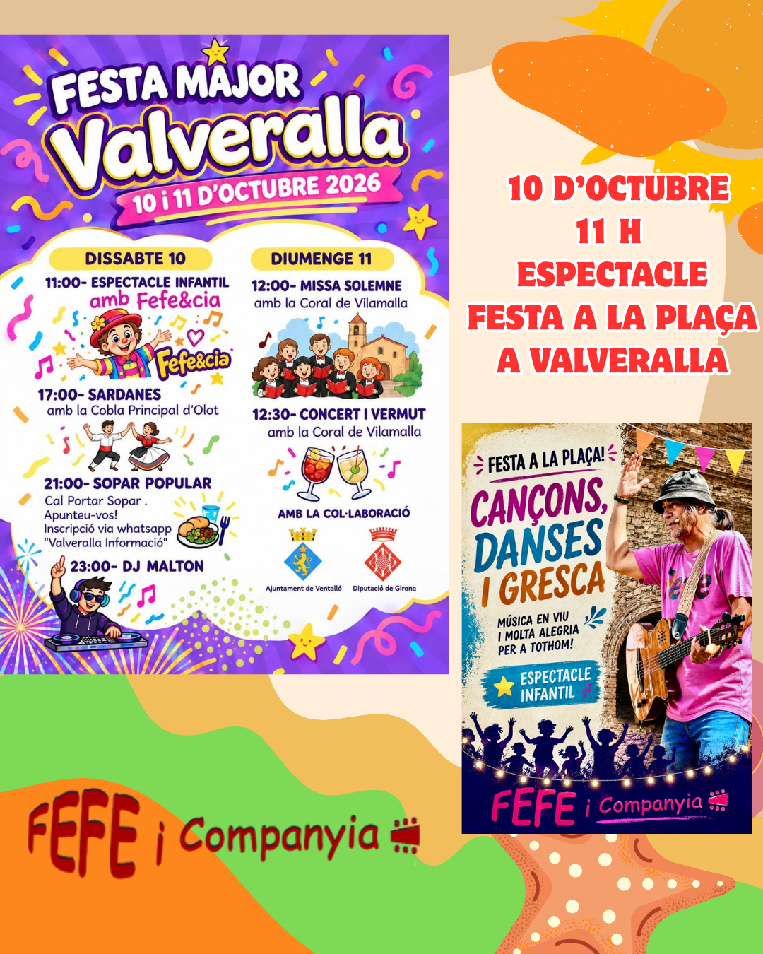 espectacle festa a la plaça